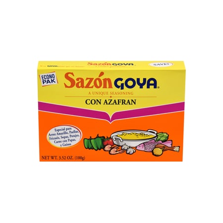 Goya Sazon Goya Cpm Azafran Seasoning Econo Pak 3.52 oz., PK18 3777